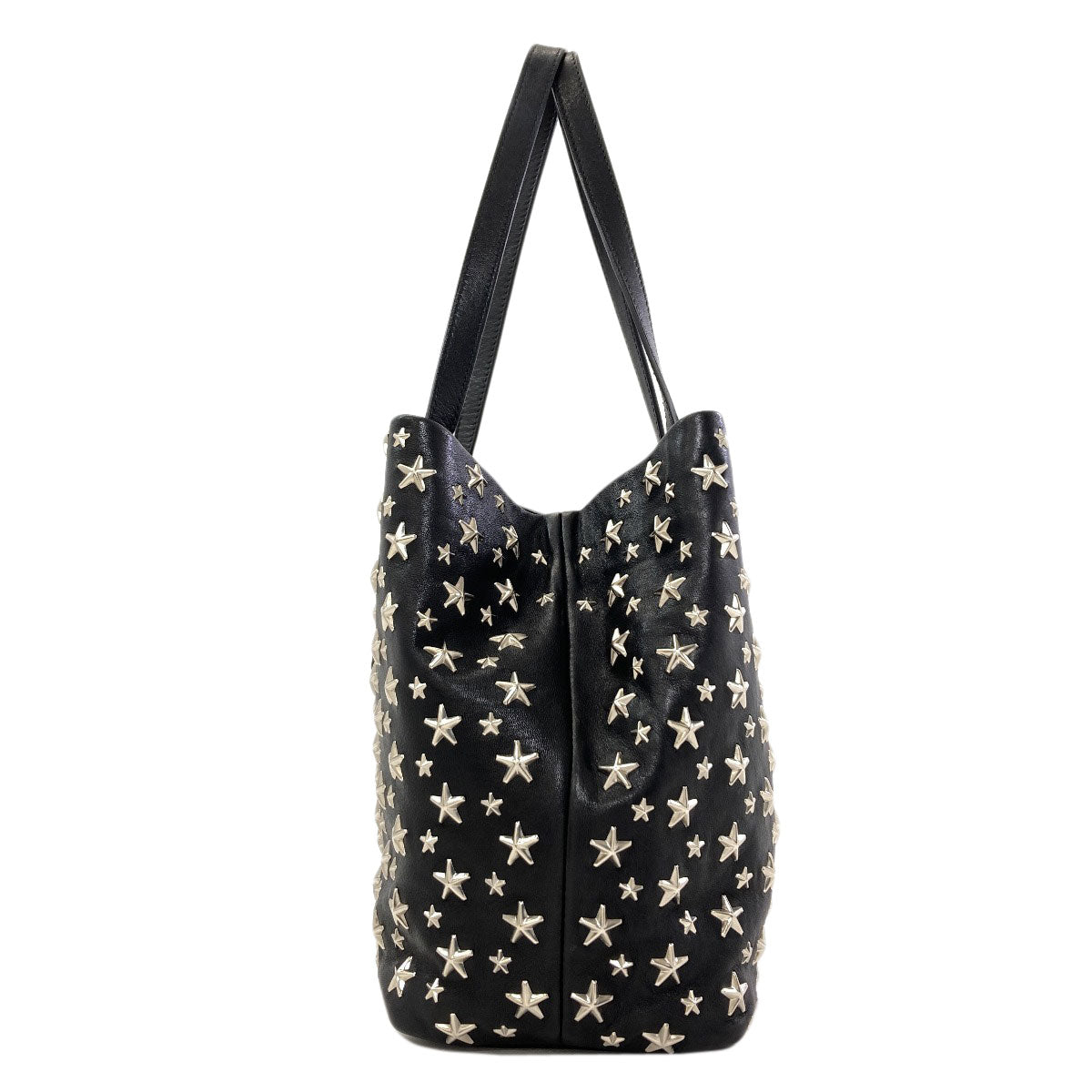 Jimmy Choo sophia star motif Tote Bag Leather Ladies [Used]