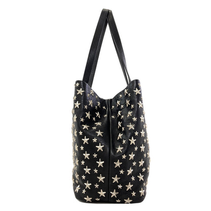 Jimmy Choo sophia star motif Tote Bag Leather Ladies [Used]