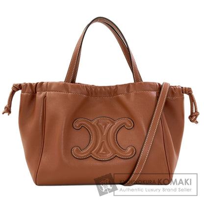 CELINE Small Cover Drawstring Cuile 2WAY Handbag Calf Ladies [Used]