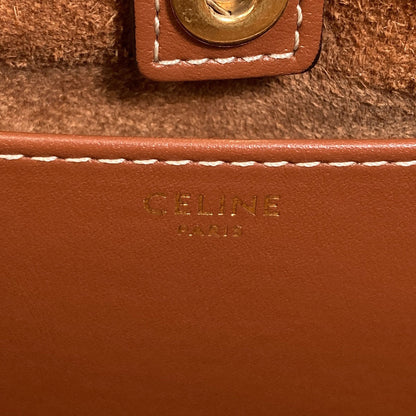 CELINE Small Cover Drawstring Cuile 2WAY Handbag Calf Ladies [Used]