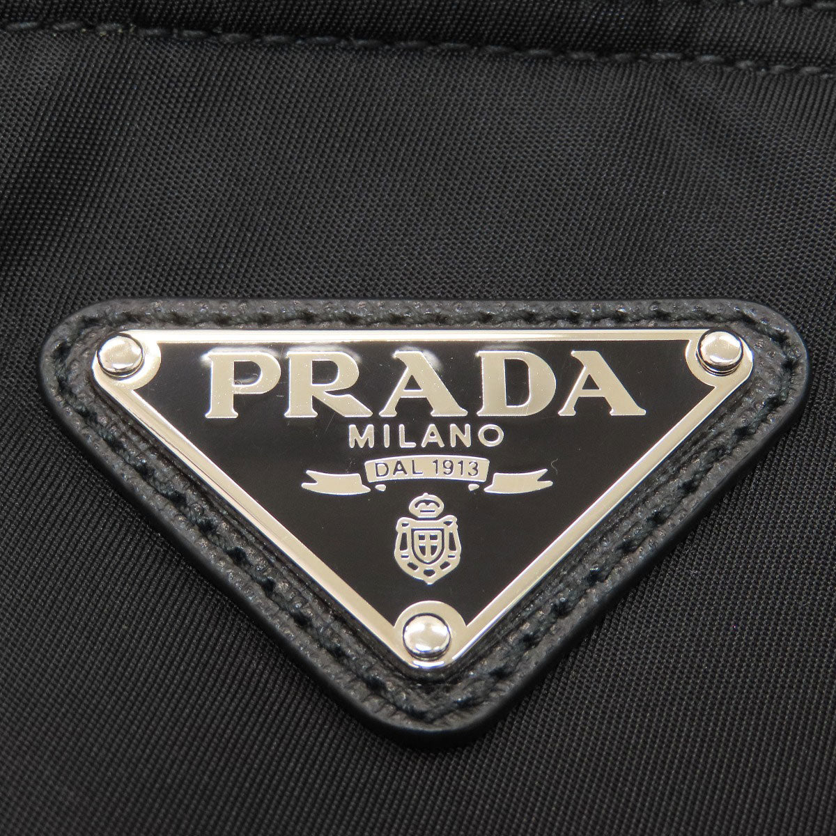 PRADA BR4376 Logo Hardware 2WAY Handbag Nylon Ladies [Used]