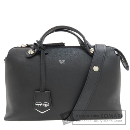 FENDI BY THE WAY Medium Monster 2WAY Handbag Calf Ladies [Used]
