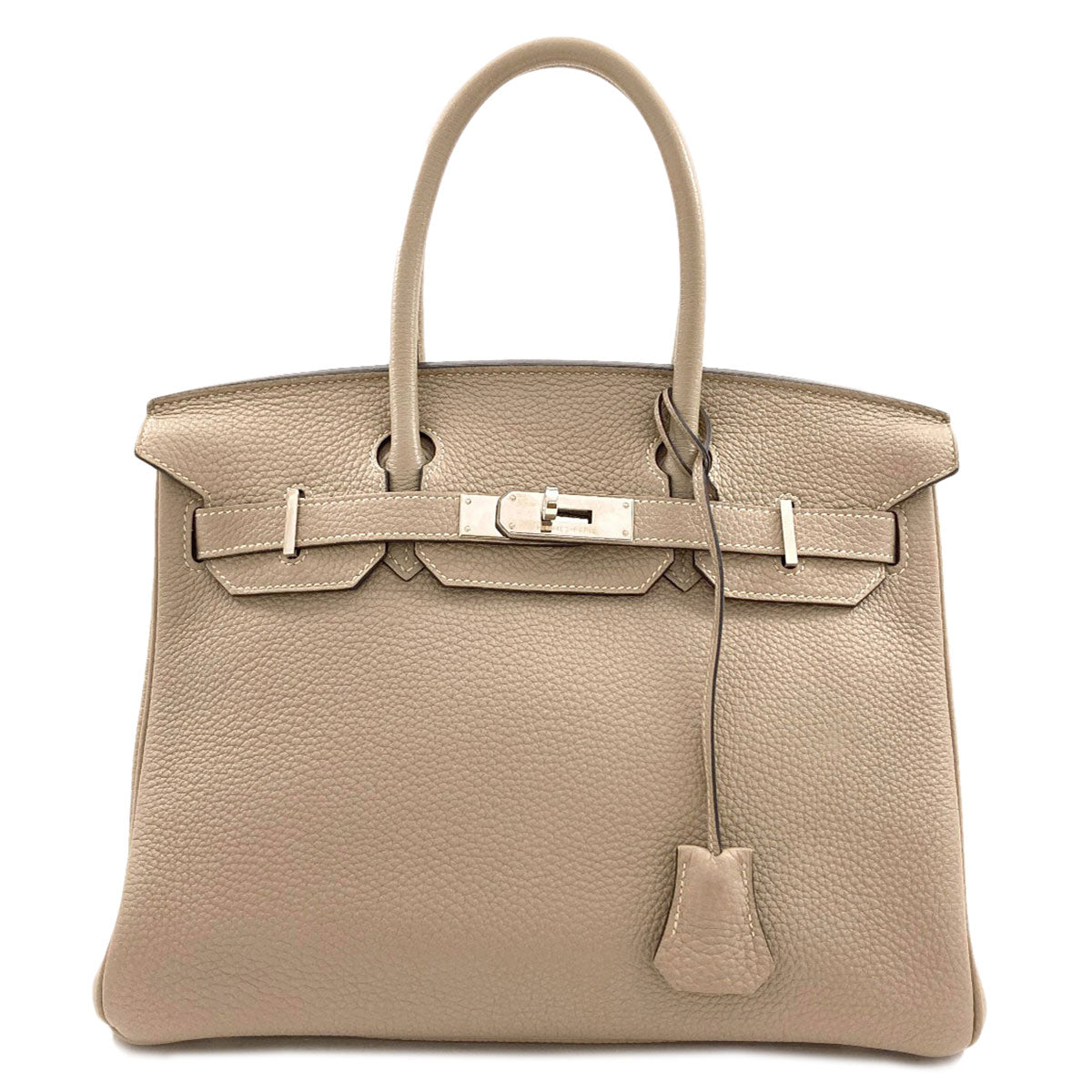 HERMES Birkin 30 Tourtière Gray SilverHardware Handbag Taurillon Clemence Ladies [Used]