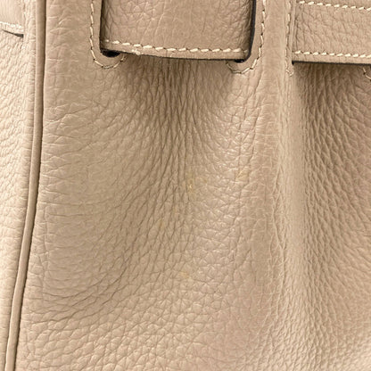 HERMES Birkin 30 Tourtière Gray SilverHardware Handbag Taurillon Clemence Ladies [Used]