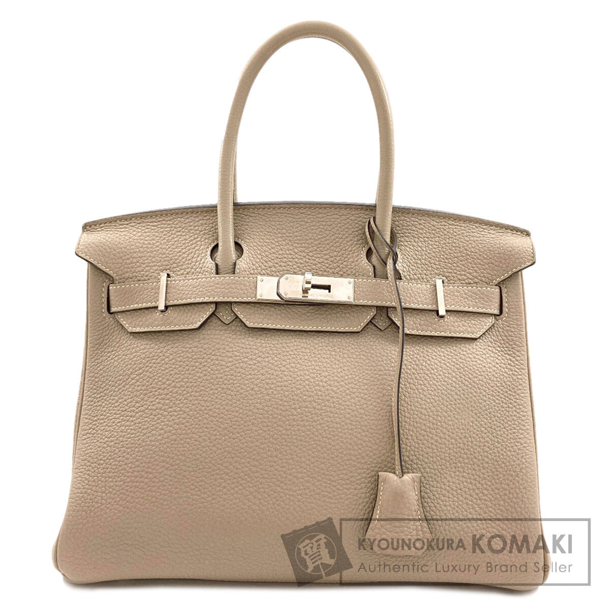 HERMES Birkin 30 Tourtière Gray SilverHardware Handbag Taurillon Clemence Ladies [Used]