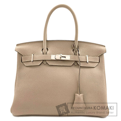 HERMES Birkin 30 Tourtière Gray SilverHardware Handbag Taurillon Clemence Ladies [Used]