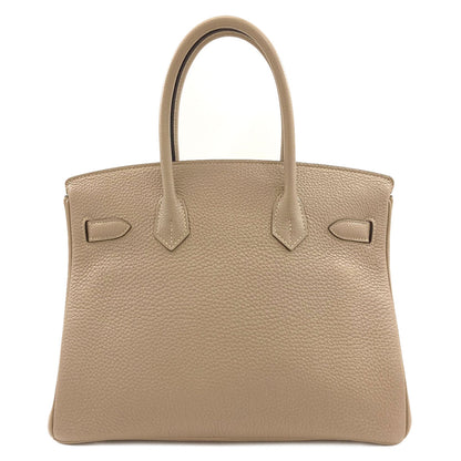 HERMES Birkin 30 Tourtière Gray SilverHardware Handbag Taurillon Clemence Ladies [Used]