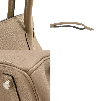 HERMES Birkin 30 Tourtière Gray SilverHardware Handbag Taurillon Clemence Ladies [Used]