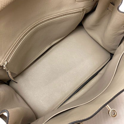 HERMES Birkin 30 Tourtière Gray SilverHardware Handbag Taurillon Clemence Ladies [Used]