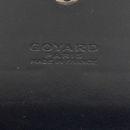 GOYARD Herringbone pattern Long wallet (with coin pocket) Coating canvas Ladies [Used]
