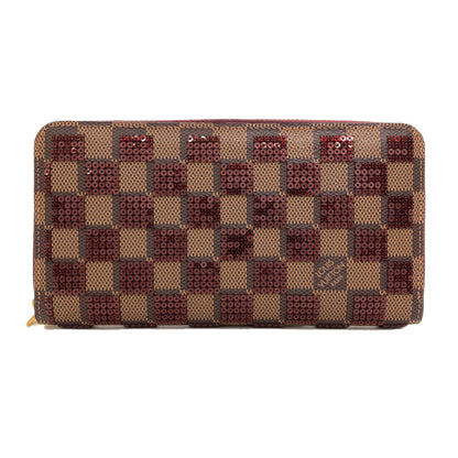 LOUIS VUITTON N63174 Zippy wallet Long wallet (with coin pocket) Damier Payet Ladies [Used]