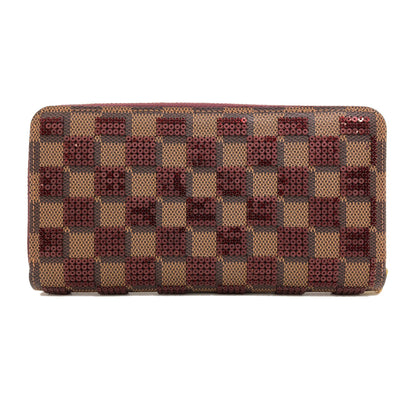 LOUIS VUITTON N63174 Zippy wallet Long wallet (with coin pocket) Damier Payet Ladies [Used]