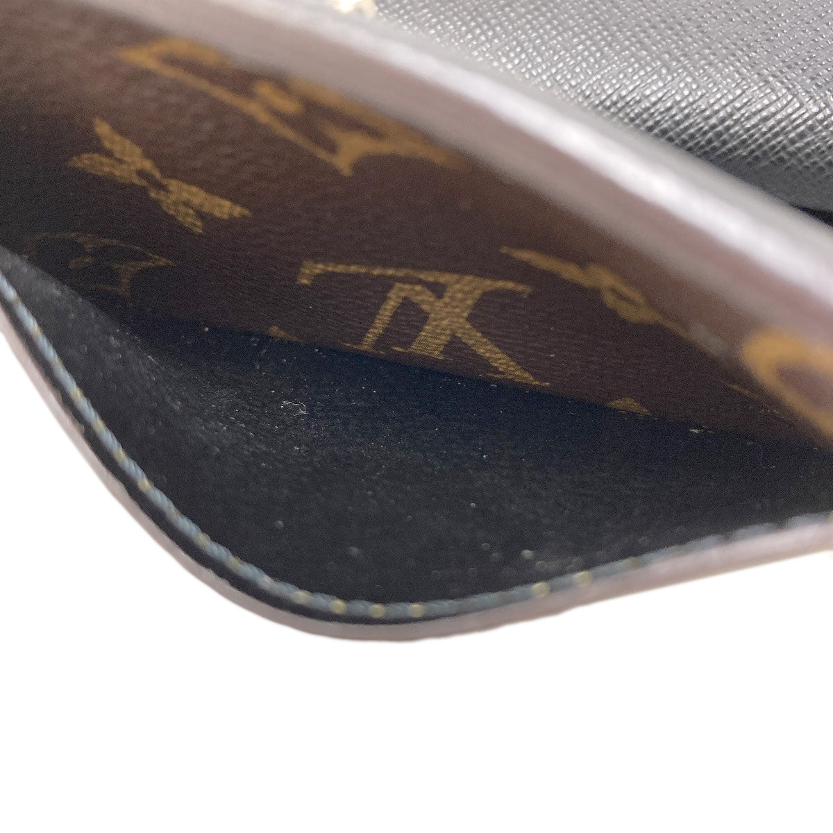 LOUIS VUITTON M81461 Portefeiulle Lou Bifold Wallet with Coin Pocket Monogram reverse Ladies [Used]