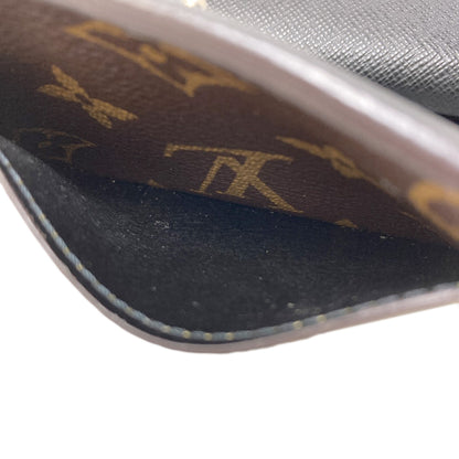 LOUIS VUITTON M81461 Portefeiulle Lou Bifold Wallet with Coin Pocket Monogram reverse Ladies [Used]