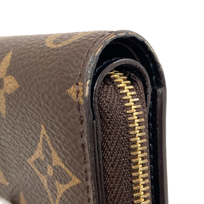 LOUIS VUITTON M81461 Portefeiulle Lou Bifold Wallet with Coin Pocket Monogram reverse Ladies [Used]