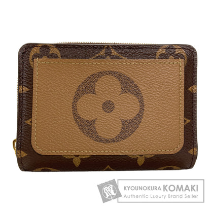 LOUIS VUITTON M81461 Portefeiulle Lou Bifold Wallet with Coin Pocket Monogram reverse Ladies [Used]
