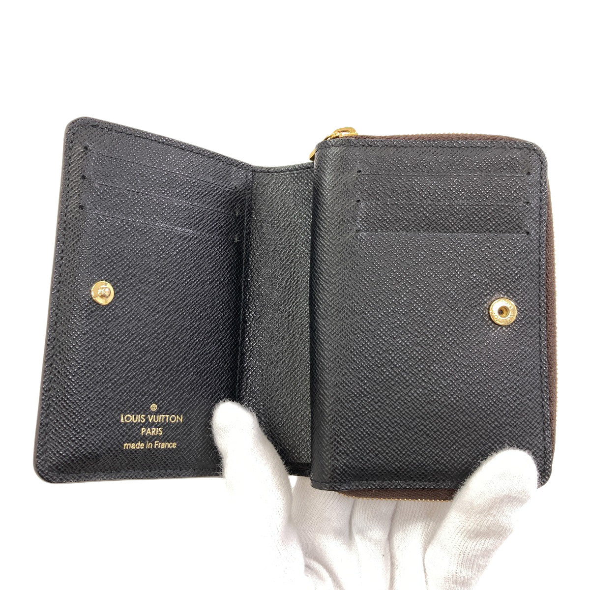 LOUIS VUITTON M81461 Portefeiulle Lou Bifold Wallet with Coin Pocket Monogram reverse Ladies [Used]