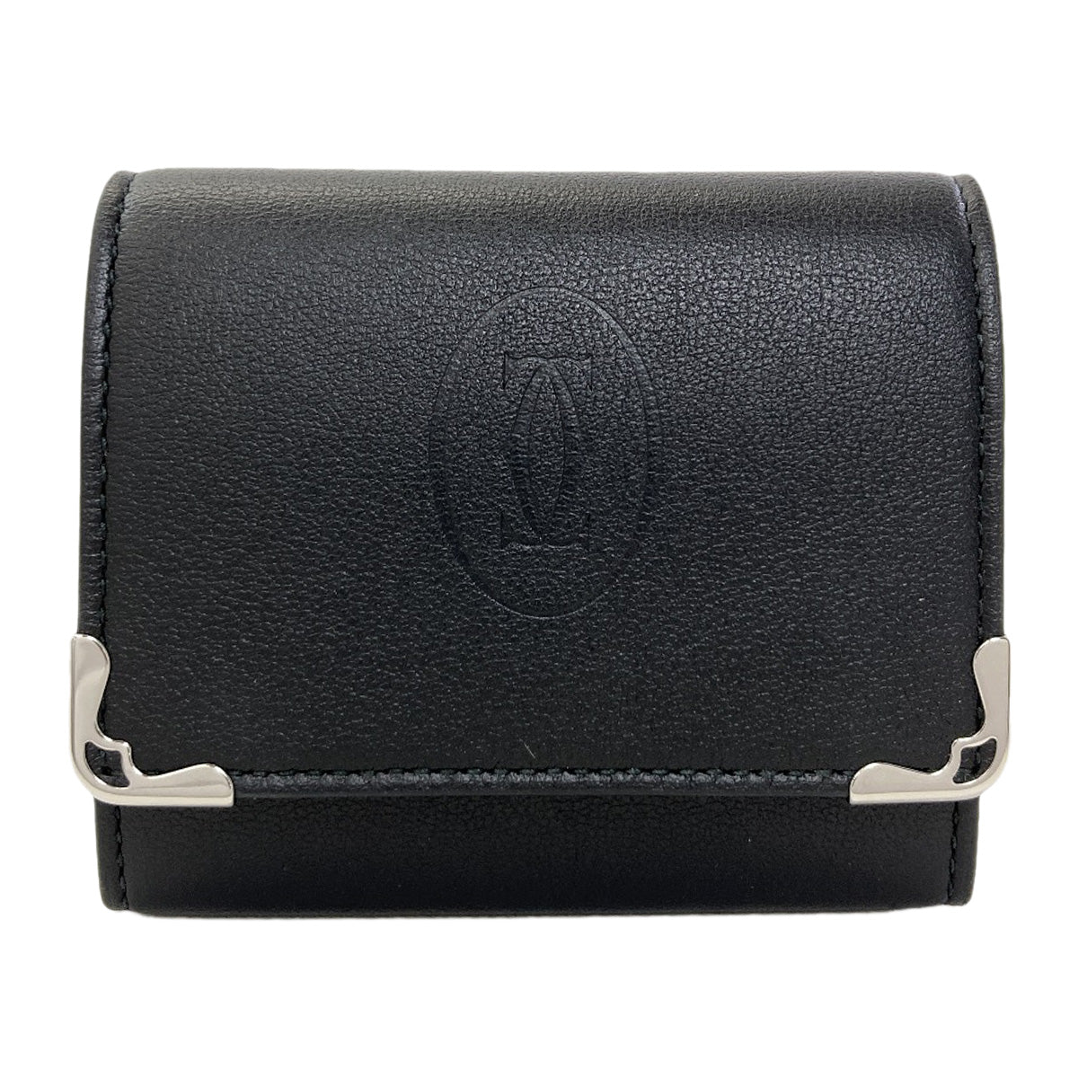 CARTIER Must coin purse Leather Ladies [Used]