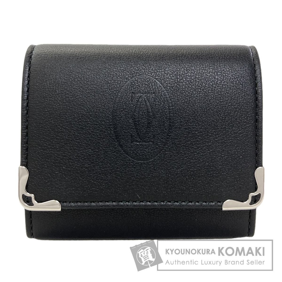 CARTIER Must coin purse Leather Ladies [Used]