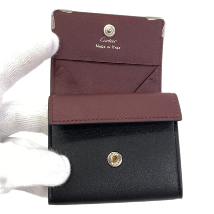 CARTIER Must coin purse Leather Ladies [Used]