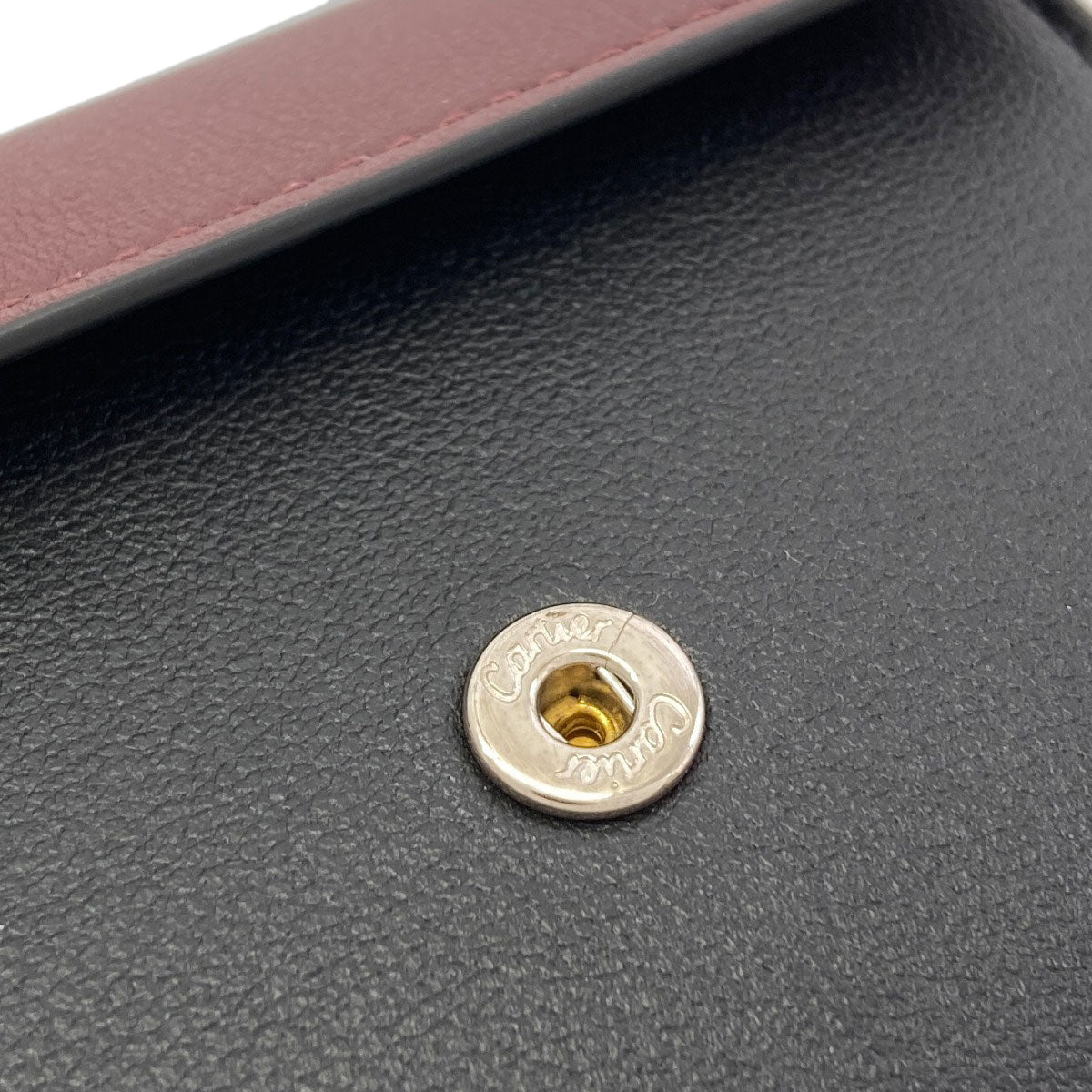 CARTIER Must coin purse Leather Ladies [Used]