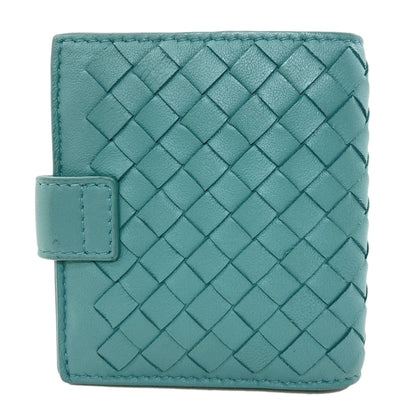 BOTTEGA VENETA Intrecciato Bifold Wallet with Coin Pocket Leather Ladies [Used]