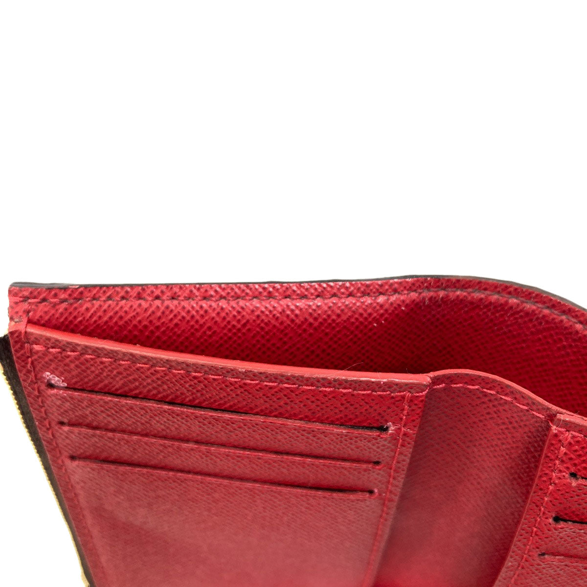 LOUIS VUITTON N41659 Portefeiulle Â· Victorine Bifold Wallet with Coin Pocket Damier canvas Ladies [Used]