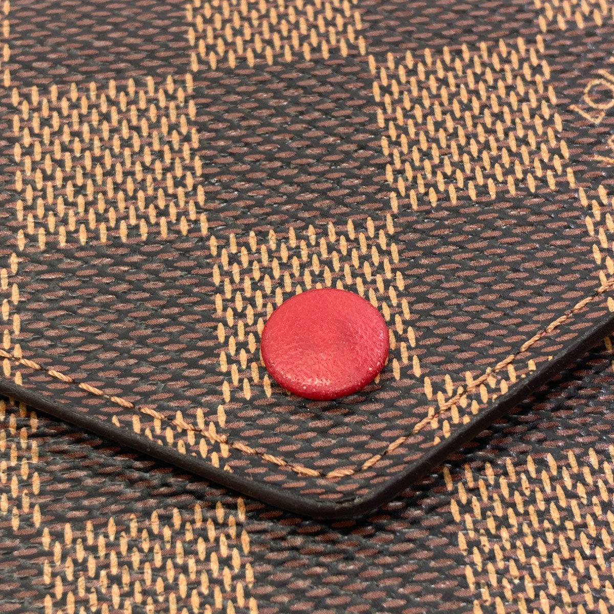 LOUIS VUITTON N41659 Portefeiulle Â· Victorine Bifold Wallet with Coin Pocket Damier canvas Ladies [Used]
