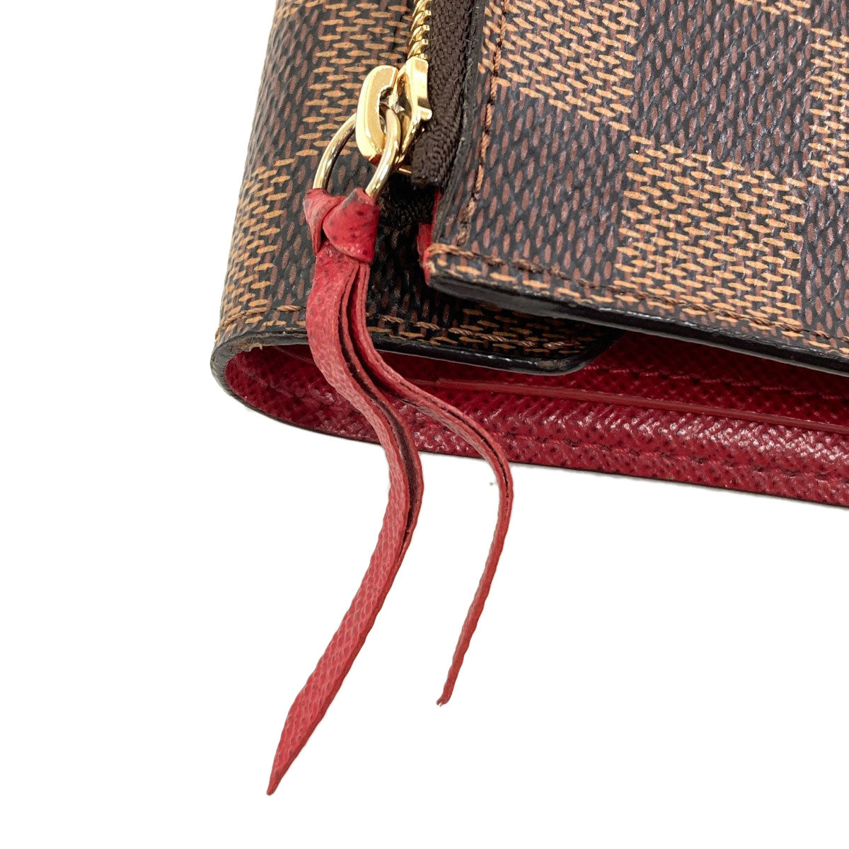 LOUIS VUITTON N41659 Portefeiulle Â· Victorine Bifold Wallet with Coin Pocket Damier canvas Ladies [Used]