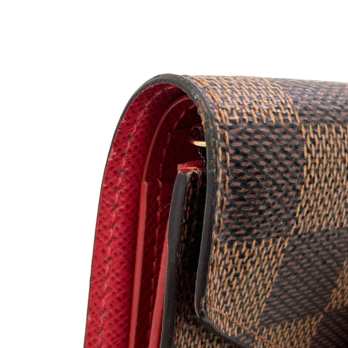LOUIS VUITTON N41659 Portefeiulle Â· Victorine Bifold Wallet with Coin Pocket Damier canvas Ladies [Used]