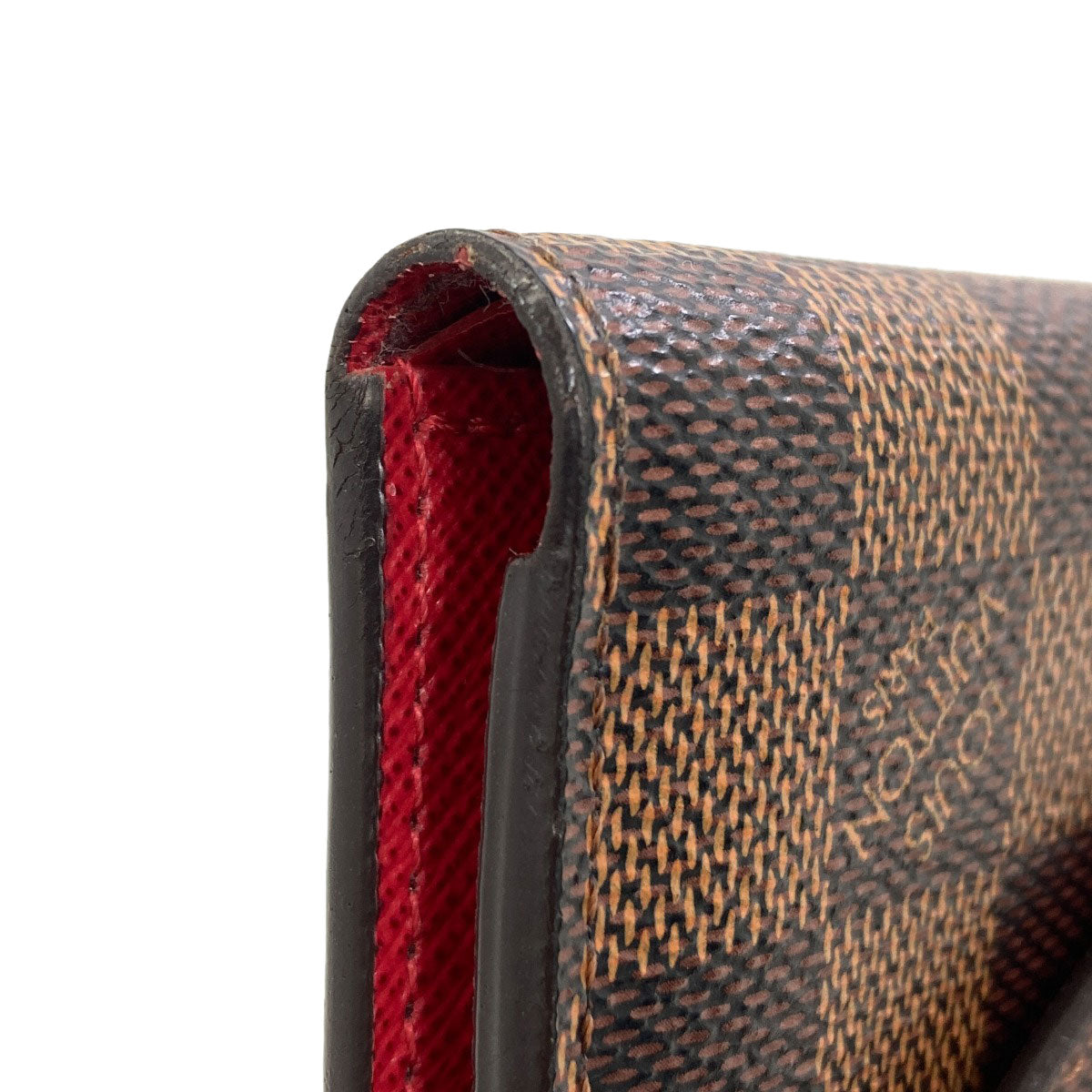 LOUIS VUITTON N41659 Portefeiulle Â· Victorine Bifold Wallet with Coin Pocket Damier canvas Ladies [Used]