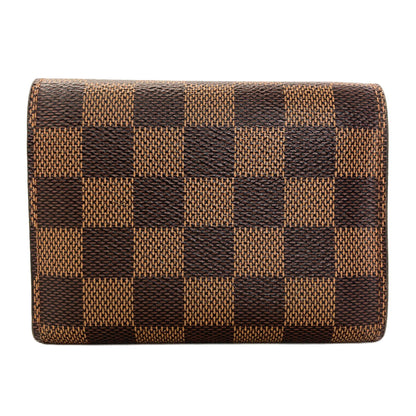 LOUIS VUITTON N41659 Portefeiulle Â· Victorine Bifold Wallet with Coin Pocket Damier canvas Ladies [Used]