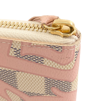 LOUIS VUITTON N60099 Portefeiulle Clemence Tahiti Collection Long wallet (with coin pocket) Damier canvas Ladies [Used]
