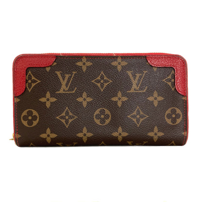 LOUIS VUITTON M61854 Zippy Wallet Retiro Long wallet (with coin pocket) Monogram canvas Ladies [Used]