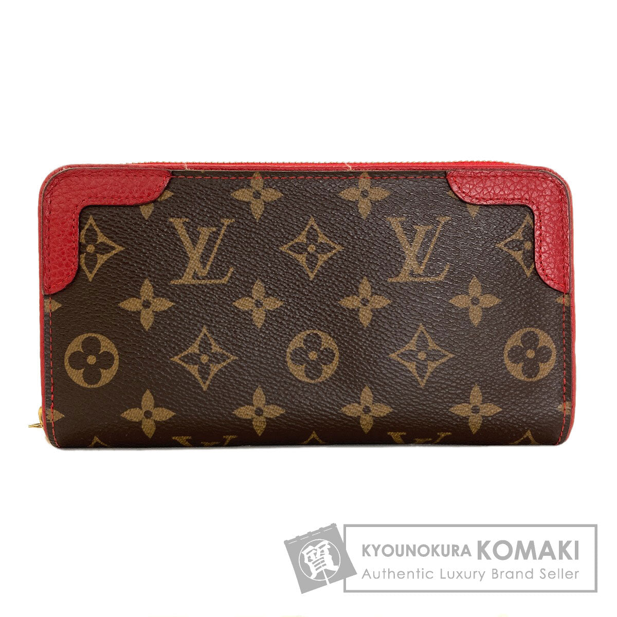 LOUIS VUITTON M61854 Zippy Wallet Retiro Long wallet (with coin pocket) Monogram canvas Ladies [Used]