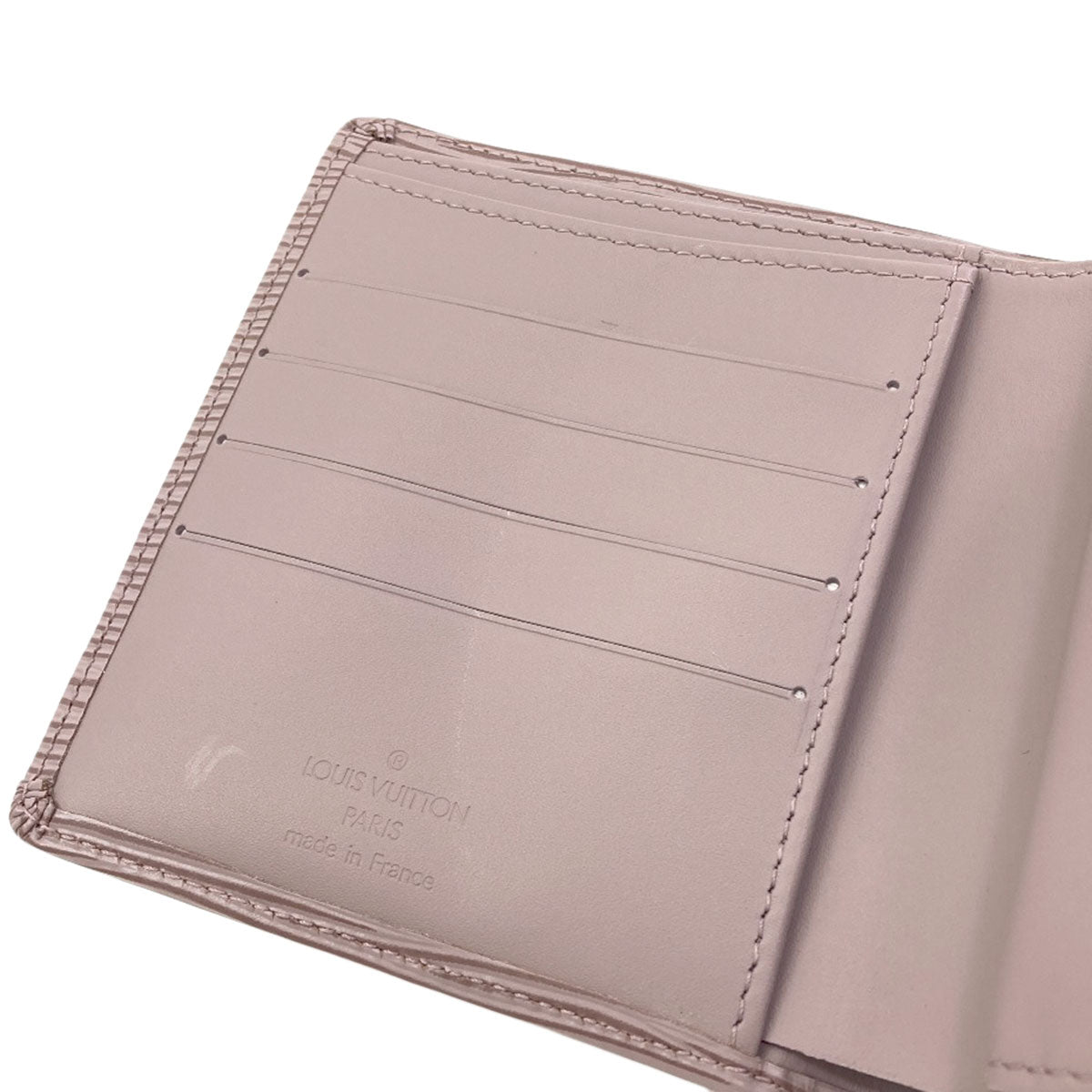 LOUIS VUITTON M6355B Porto Vie Compact Bifold Wallet with Coin Pocket Epi Leather Ladies [Used]