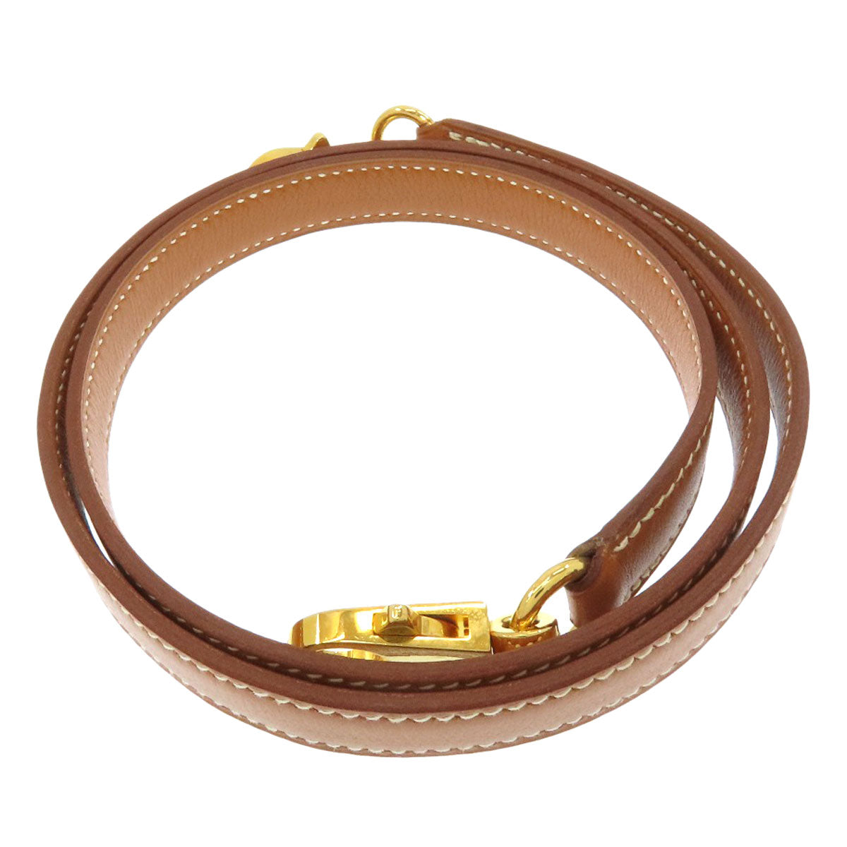 HERMES Gold component, length not adjustable. Shoulder strap Swift Ladies [Used]