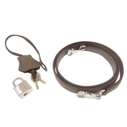 HERMES Ethane parts, length not adjustable. Shoulder strap Taurillon Clemence Ladies [Used]