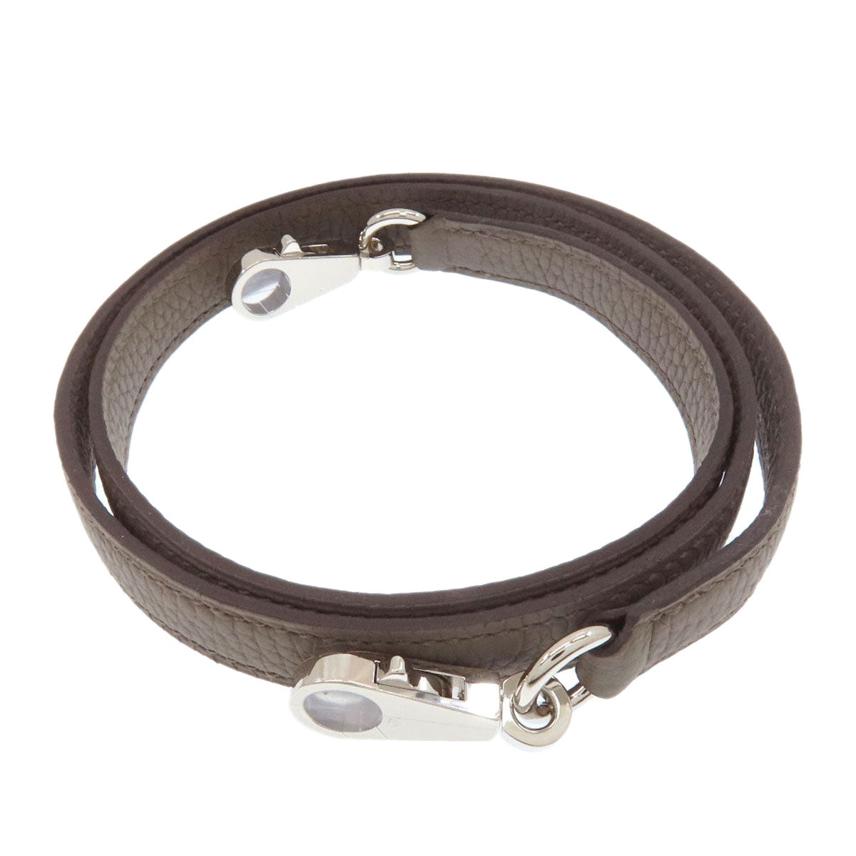 HERMES Ethane parts, length not adjustable. Shoulder strap Taurillon Clemence Ladies [Used]