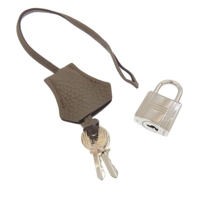 HERMES Ethane parts, length not adjustable. Shoulder strap Taurillon Clemence Ladies [Used]