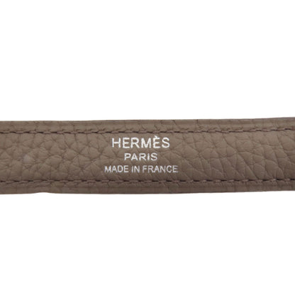 HERMES Ethane parts, length not adjustable. Shoulder strap Taurillon Clemence Ladies [Used]