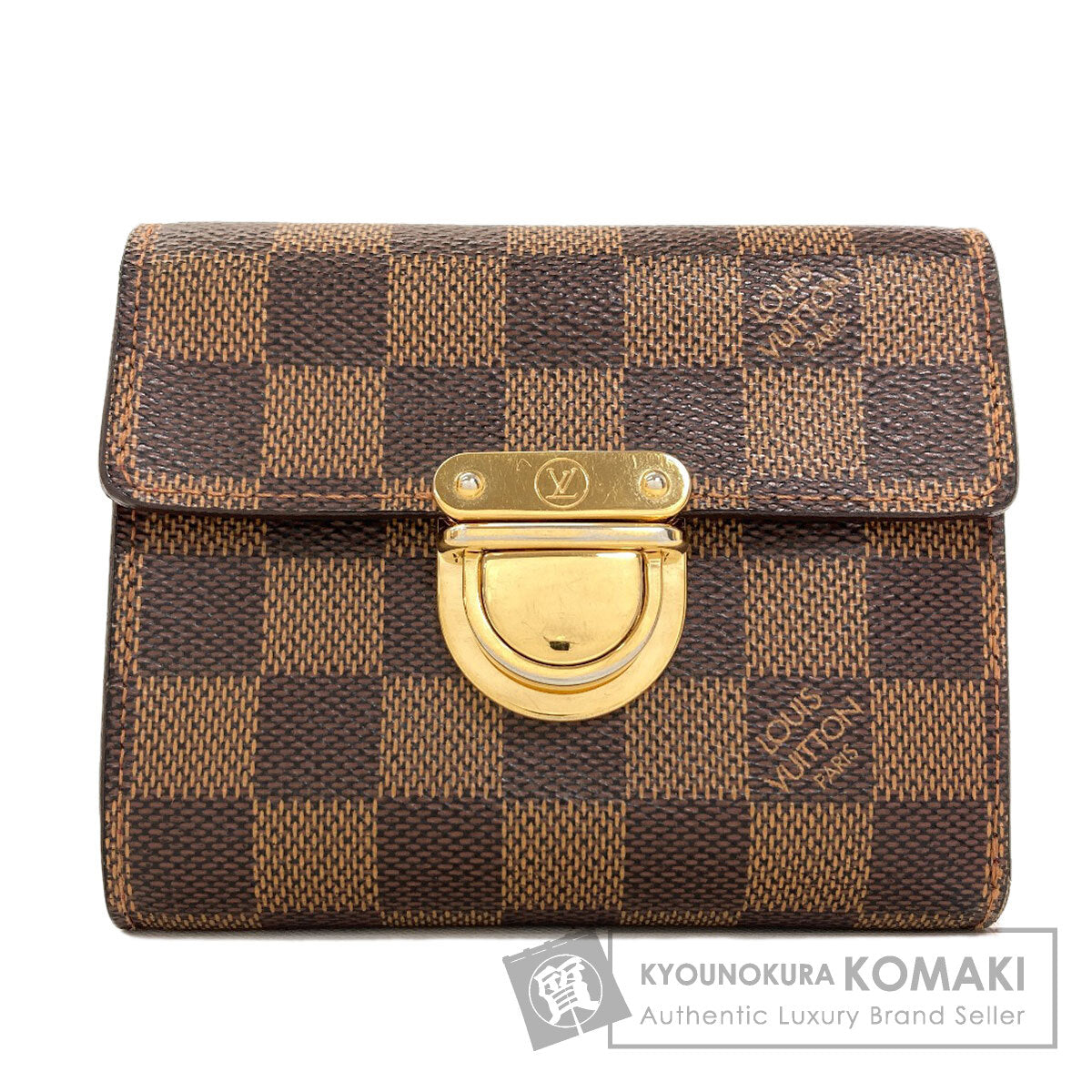 LOUIS VUITTON N60005 Portefeiulle ã» Koala Bifold Wallet with Coin Pocket Damier canvas Ladies [Used]
