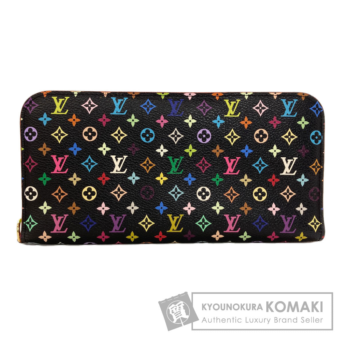 LOUIS VUITTON M93755 Portefeiulle ・ Unsoritto Long wallet (with coin pocket) Monogram Multicolore canvas Ladies [Used]