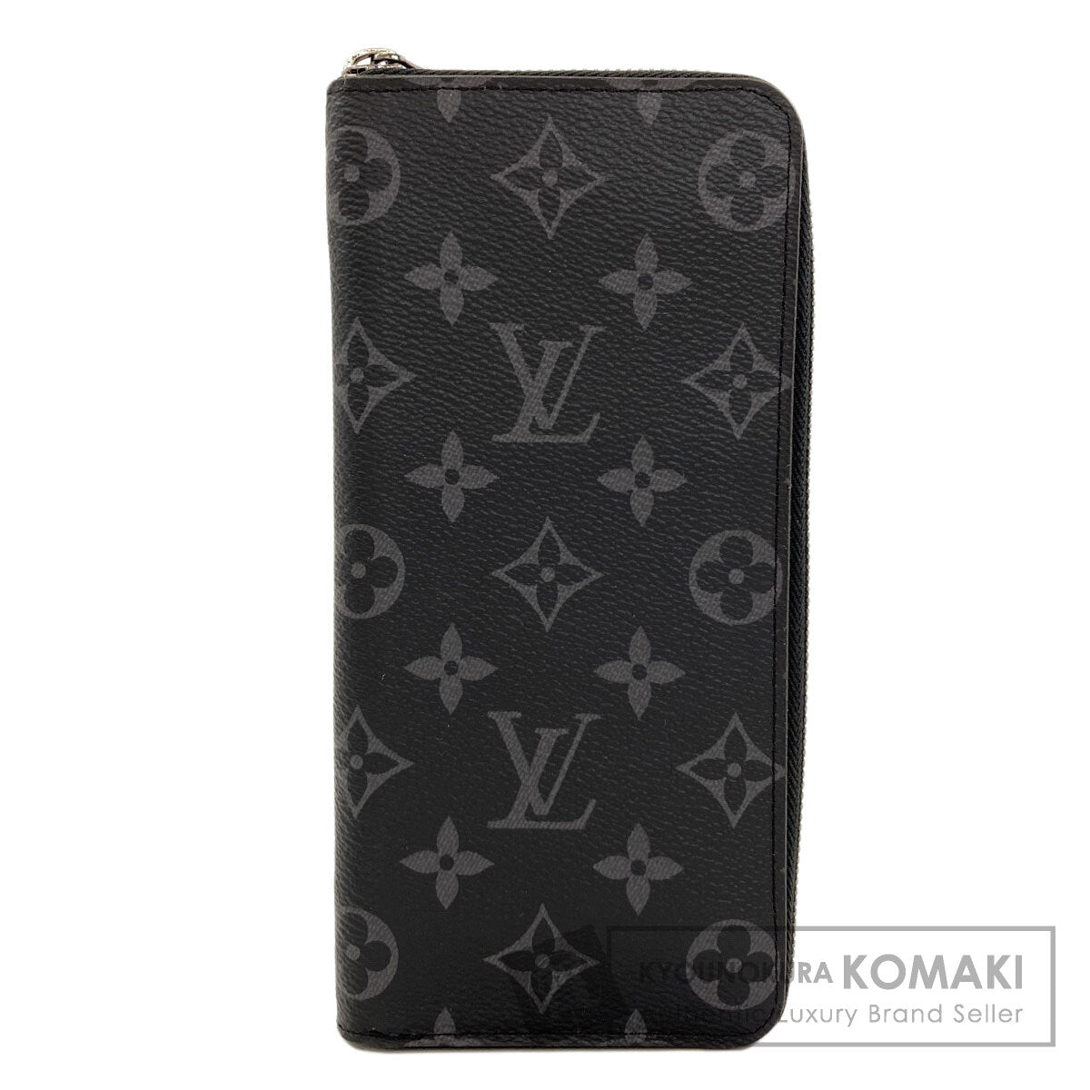 LOUIS VUITTON M62295 Zippy wallet Vertical Long wallet (with coin pocket) Monogram Eclipse mens [Used]