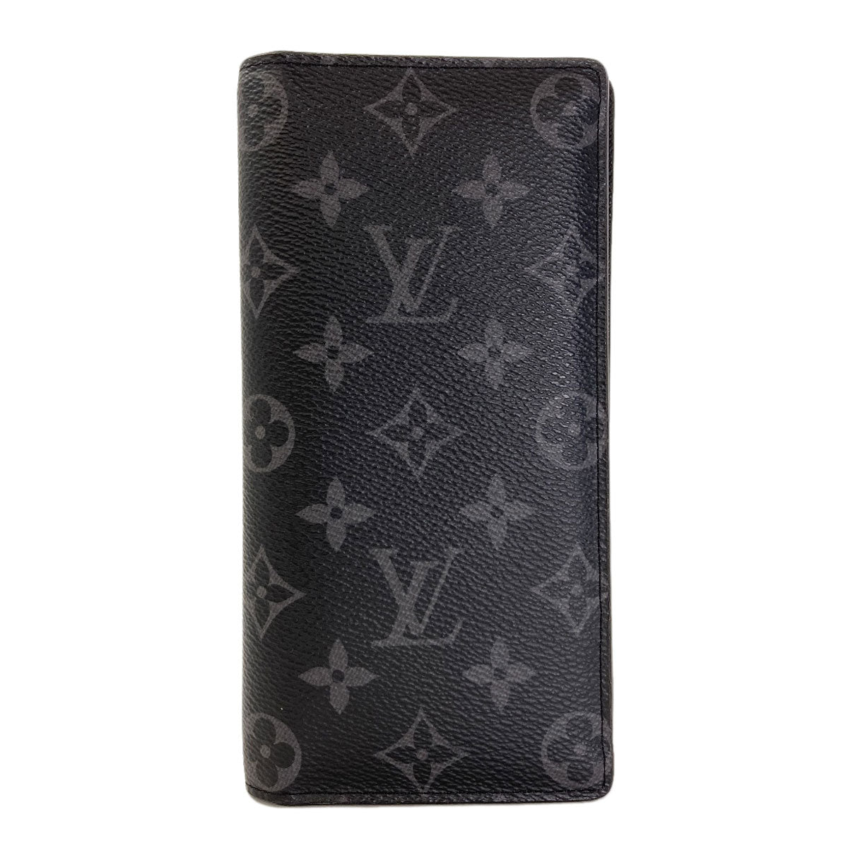LOUIS VUITTON M61697 Portefeiulle Â· Brother Long wallet (with coin pocket) Monogram Eclipse mens [Used]