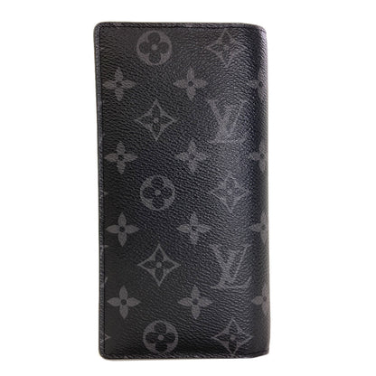 LOUIS VUITTON M61697 Portefeiulle Â· Brother Long wallet (with coin pocket) Monogram Eclipse mens [Used]
