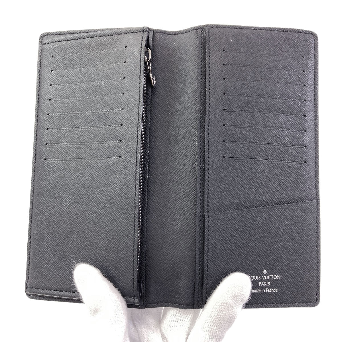 LOUIS VUITTON M61697 Portefeiulle Â· Brother Long wallet (with coin pocket) Monogram Eclipse mens [Used]