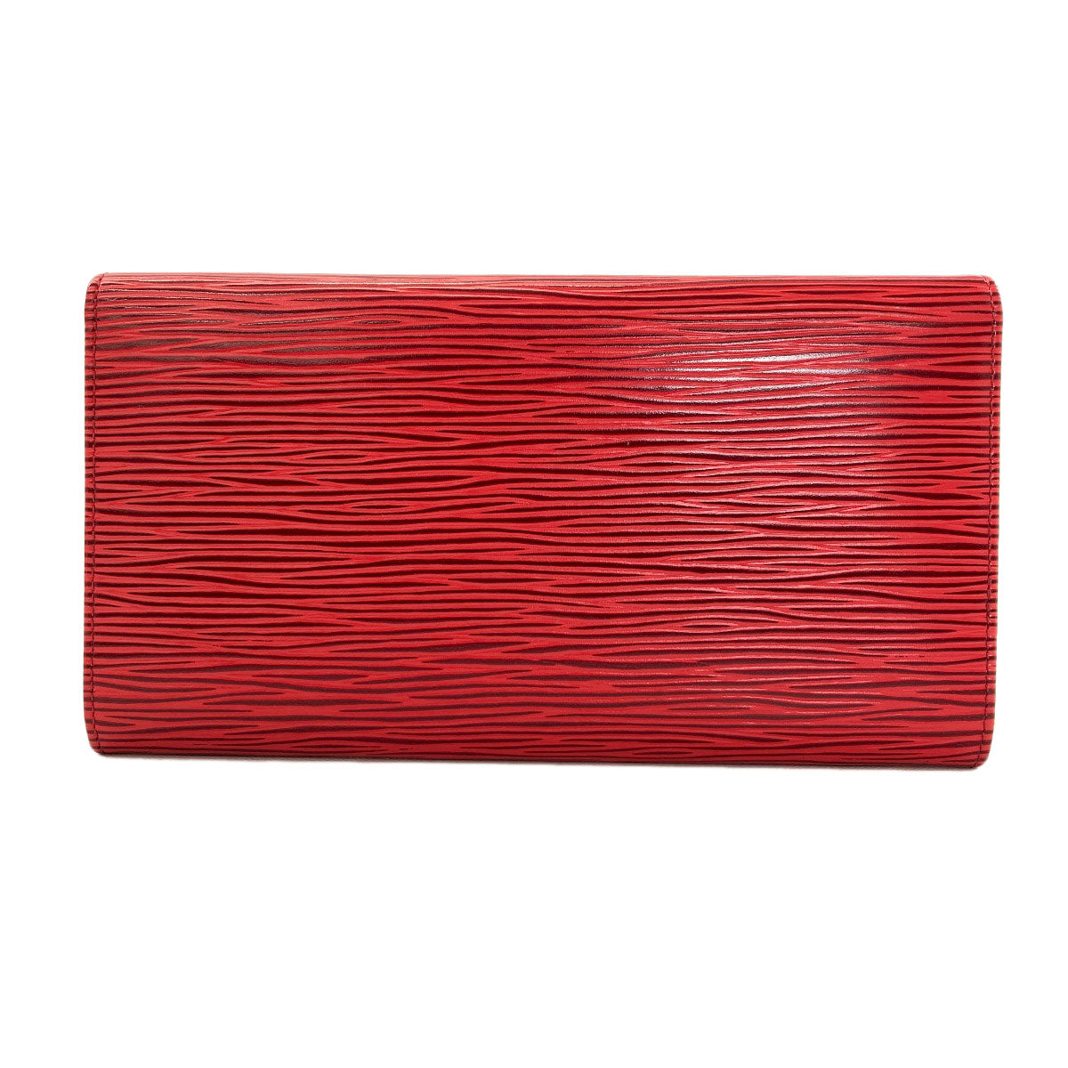 LOUIS VUITTON M63577 Pochette Porto Monnet Credit Long wallet (with coin pocket) Epi Leather Ladies [Used]
