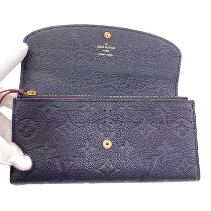 LOUIS VUITTON M69417 Portefeiulle ã» Emily Long wallet (with coin pocket) Empreinte Ladies [Used]
