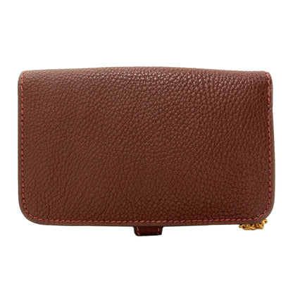 HERMES Dogon Card Case Gold Hardware Card Case Taurillon Clemence Ladies [Used]